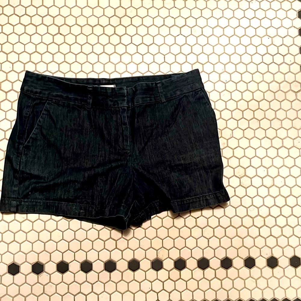 Dark Denim Shorts Loft by Ann Taylor